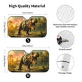 thumbnail image 3 of Zufioo Realistic Style Forest Dinosaur Print Car Windshield Sunshade, UV Protection Heat Insulation Protective Cover Suitable for Car, SUV, Truck Auto Accessories-Realistic Style Forest Dinosaur, 3 of 8