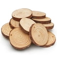 thumbnail image 1 of Astillas de madera redondas, astillas de madera de pino, decoración de pared de fondo hecha a mano para jardín de infantes, posavasos navideños, tablero de dibujo, 1 of 5