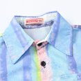 thumbnail image 5 of XBASW 6M-7T Boys Button down Shirts Printed Short Sleeve Blouses Top Summer Shirt with Pocket for Baby Toddler Kids, 5 of 11