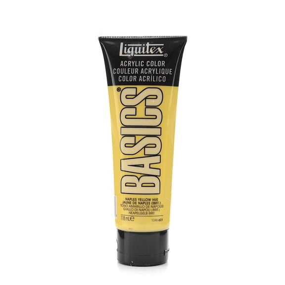 Basics Acrylics Colors Naples yellow hue, 4 oz., tube (pack of 3)