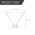thumbnail image 2 of 25 Pcs Ice Cream Cup Dessert Cups Restaurant Pudding Cup Plastic Glass Wine Goblet Glasses High Base Dessert Cup, 2 of 6