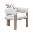 thumbnail image 3 of West Kensington Boucle Accent Chair - Buff/Seal Salt Caramel, 3 of 11