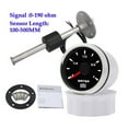 thumbnail image 2 of 52mm Water Level Gauge With Water Level Sensor 0-190 Ohm Sensor With 7 Colors Backlight For Car Boat RV Camper ,Easy to Install, 2 of 6