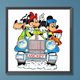thumbnail image 1 of Cuadros Decorativos 5D bricolaje ronda completa taladro diamante pintura Mickey Kit hogar arte decoración (V4251) Wdftyju  embutido en tela, 1 of 9
