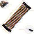 thumbnail image 3 of Cable de puente Cables de placa de pruebas Dupont de 40 pines macho a macho hembra a Mal, 3 of 5