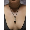 thumbnail image 5 of Black Obsidian Sphere Pendant Necklace with Braided Cord, Healing Stone Jewelry Jewelry Gift for Men and Women, 5 of 7