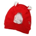 thumbnail image 3 of Sombrero para perros Salvador Sombrero para Mascotas invierno Cálido Sombreros de Punto para perros rojo, 3 of 8