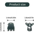 thumbnail image 2 of 100 Piezas Clips de Soporte para Plantas, Clips para Plantas Trepadoras, Clips para Orquídeas, Clips de Soporte, Clips de Fijación de Plantas de Plástico para Jardín, para Plantas, Flores-Estilo Orquí, 2 of 5
