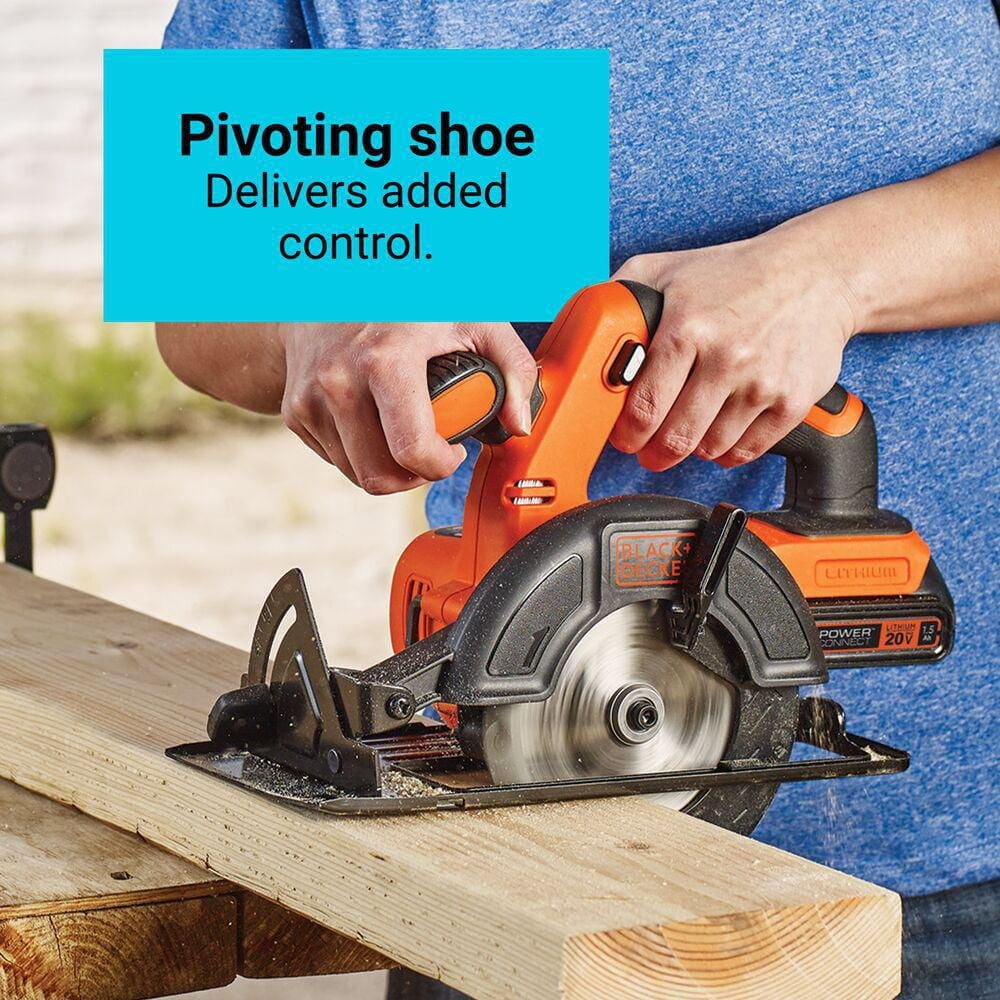 Black & Decker 20V Max POWERCONNECT 5-1/2 inch Cordless Circular Saw