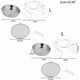 thumbnail image 3 of Outdoor Stainless Steel Round Grill Rack Portable Folding Campfire BBQ Charcoal Grill Combo for Picnic Patio Backyard Camping Tools Large, 3 of 5