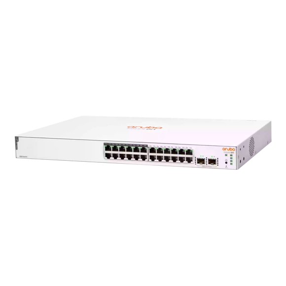 HPE Networking Instant On 1830 24G 12p Class4 PoE 2SFP 195W Switch - Switch - smart - 12 x 10/100/1000 + 12 x 10/100/1000 (PoE+) + 2 x Gigabit SFP - desktop, rack-mountable - PoE+ (195 W)