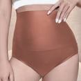 thumbnail image 5 of High Waist PU Leather Booty Shorts for Women Elastic Fit Wide Waistband Thong Hot Pant for Raves Parties and Clubwear, 5 of 9