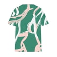 thumbnail image 4 of Aloohaidyvio Plus Size Shirts for Women,Soft Trendy Tops for Women Summer Short Sleeve Trendy Print T-Shirt Casual V Neck Tunic Blouse Loose Basic Tee, 4 of 5