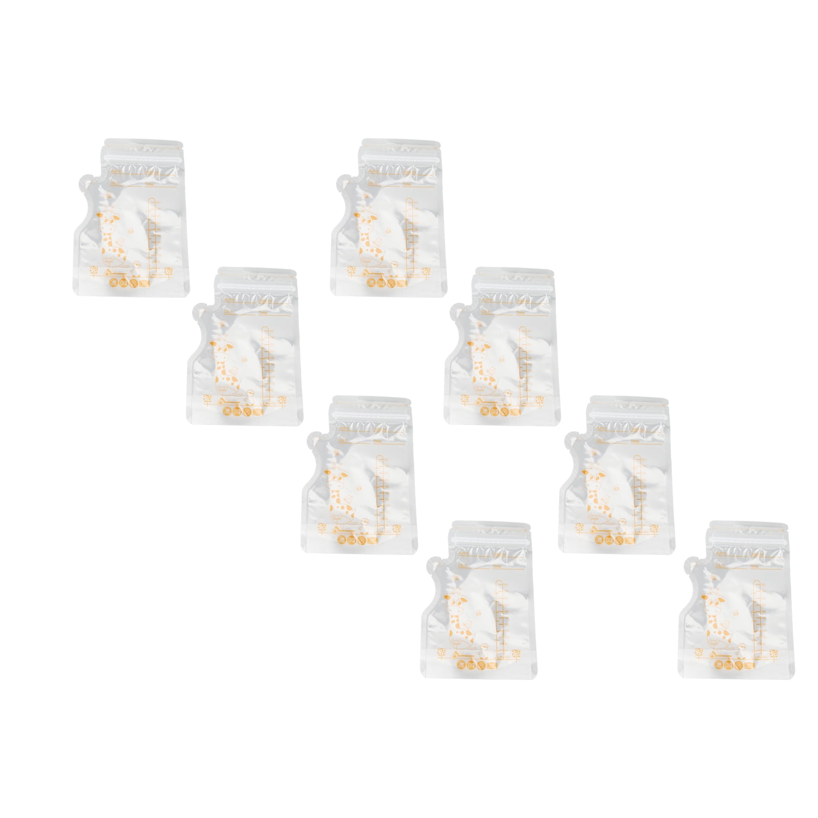 BIMZUC Wearable Breast Pump Silicone Flange Inserts Set, 19mm 21mm 24mm Sizes, with Ten 250ml Breast Milk Storage Bags