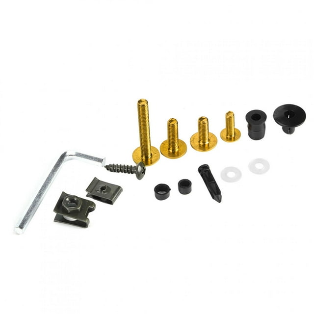 Fairing Fastener, 223pcs Fairing Nuts Aluminum For Professional Use For Motorbike Gold