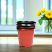 WHAMVOX 50 Pcs Plant Pots Bulk Outdoor Plastic Flower Potted Plants