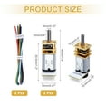 thumbnail image 2 of 2pcs 600RPM Micro Gear Motor with Encoder, N20 DC12V Electric Reduction Motor, 2 of 7