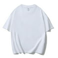 thumbnail image 5 of Yiaimeir ‌Men's Round Neck All-Match T-Shirt Summer Minimalist Solid Color Tee‌, 5 of 5