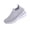 Gray, variant on Sneakers with Sparkling Rhinestones Mesh Slip-On Wedge Platform Sneakers Sparkly Dressy Shoes
