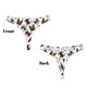thumbnail image 3 of Balery Bulldog Sunglasses Face Tangas de Algodón para Mujer con Estampado – Ropa Interior Sexy, Transpirable, G-string-Small, 3 of 6