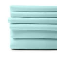 thumbnail image 5 of HIGH THREAD COUNT 6 PIECE BED SHEET SET BAMBOO FEEL 4 PILLOWCASES DEEP POCKET SHEETS, 5 of 32