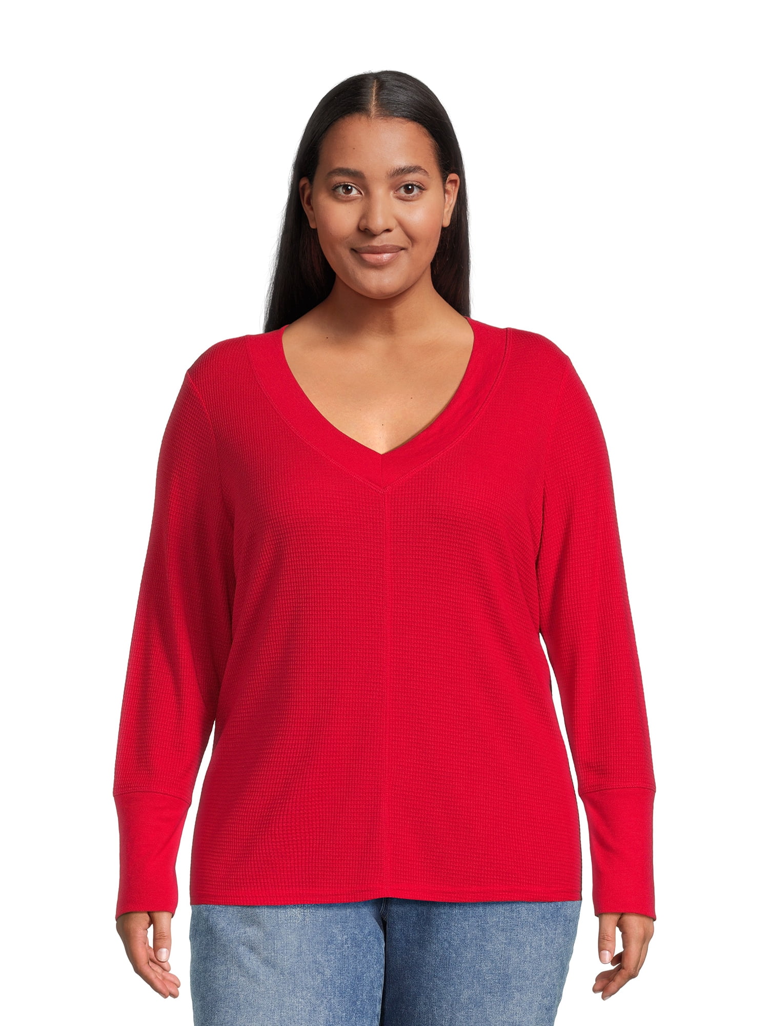 waffle tee women