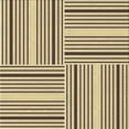 thumbnail image 1 of Ahgly Company Machine Washable Indoor Square Transitional Brown Gold Area Rugs, 7' Square, 1 of 7