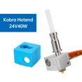 thumbnail image 2 of Hotend,With Kobra 3d Block Head Nozzle Printer With Nozzle 24v40w Nozzle And Heat And Heat Block Siuke Nozzle Suitable 1.75mm Head Nozzle Suitable Printer Compatible With 3d Printer Heat Block Head, 2 of 6