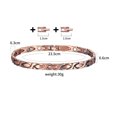 thumbnail image 3 of Wollet 99.9% Pure Copper Magnetic Anklets for Women, 3 of 5