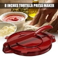 thumbnail image 1 of Tortilla Press Maker DIY Foldable Tortilla Press Tool Aluminium Baking Tool, for Kitchen Restaurant, 1 of 6