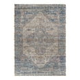 thumbnail image 6 of Unique Loom Chenille Jute Collection Area Rug - Raj (2' x 3' 1" Rectangle Blue/Ivory), 6 of 6