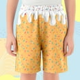 thumbnail image 2 of oqasdz Boys Girls Shorts Ice Cream Print Elastic Waist Comfortable Pants With Pockets Casual Daily Sports Active Baseball Shorts Size 9 Y-10 Y, 2 of 4