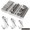 Silver, variant on Guirnd 184 Pieces Picture Hanging Kit,20lb,30lb and 50lb picture hangers ,metal picture hanging hooks with nails ,for Drywall, Wooden Wall(Gold)