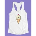 thumbnail image 3 of Ice Cream Cartoon Style Tank Women -Image by Shutterstock, Female XX-Large, 3 of 4