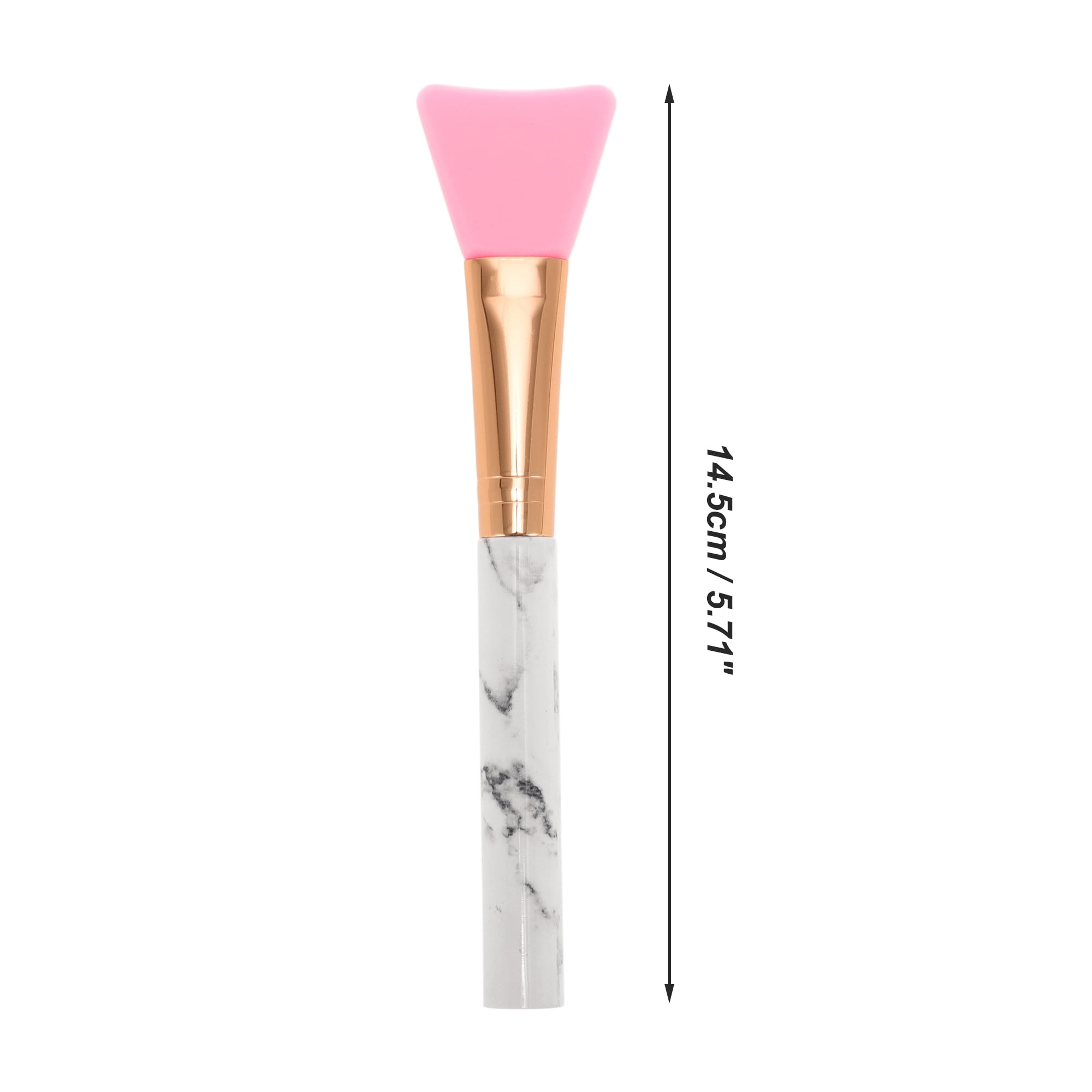 Unique Bargains Lightweight Marble Facial Mask Brush 1 Pc Pink, White, Black