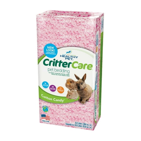 Critter Care Small Animal Bedding, Cotton Candy 10L