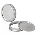 TUMALL 10/20pcs For Mason Jar SplitType Lids Sealing Stainless Steel