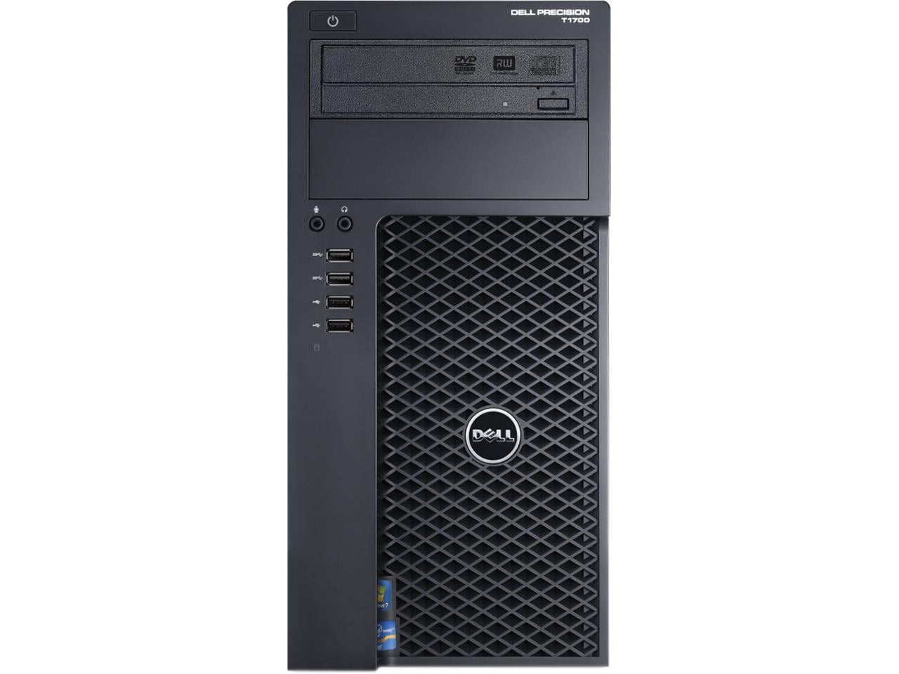 Restored Dell Precision T1700 Desktop Computer Core i5-4570 3.20