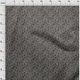 thumbnail image 3 of oneOone Polyester Lycra Fabric Dot & Floral Artistic Printed Craft Fabric BTY 56 Inch Wide, 3 of 4