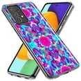 thumbnail image 2 of MUNDAZE Samsung Galaxy Z Fold 4 Pink Blue Vintage Hippie Tie Dye Flowers Shockproof Clear Hybrid Protective Phone Case Cover, 2 of 5