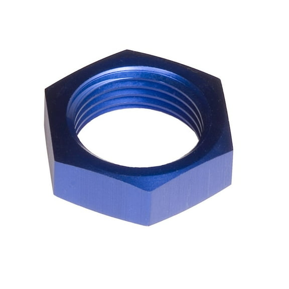 Red Horse Performance 924-03-1 RHP924-03-1 -03 AN/JIC ALUMINUM BULKHEAD NUT - BLUE - 2/PKG