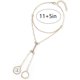 thumbnail image 3 of Boho Ring Anklets Gold Crystal Ankle Bracelets Summer Beach Cha Foot Jewelry Adjustable for Women and Girls - -, 3 of 5