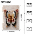 thumbnail image 3 of Wirebound Notebook Hardcover Spiral Notebooks Gorgeous Colors Butterfly, 60 Pages, 80 GSM, 5.7 x 8.3in, 3 of 7