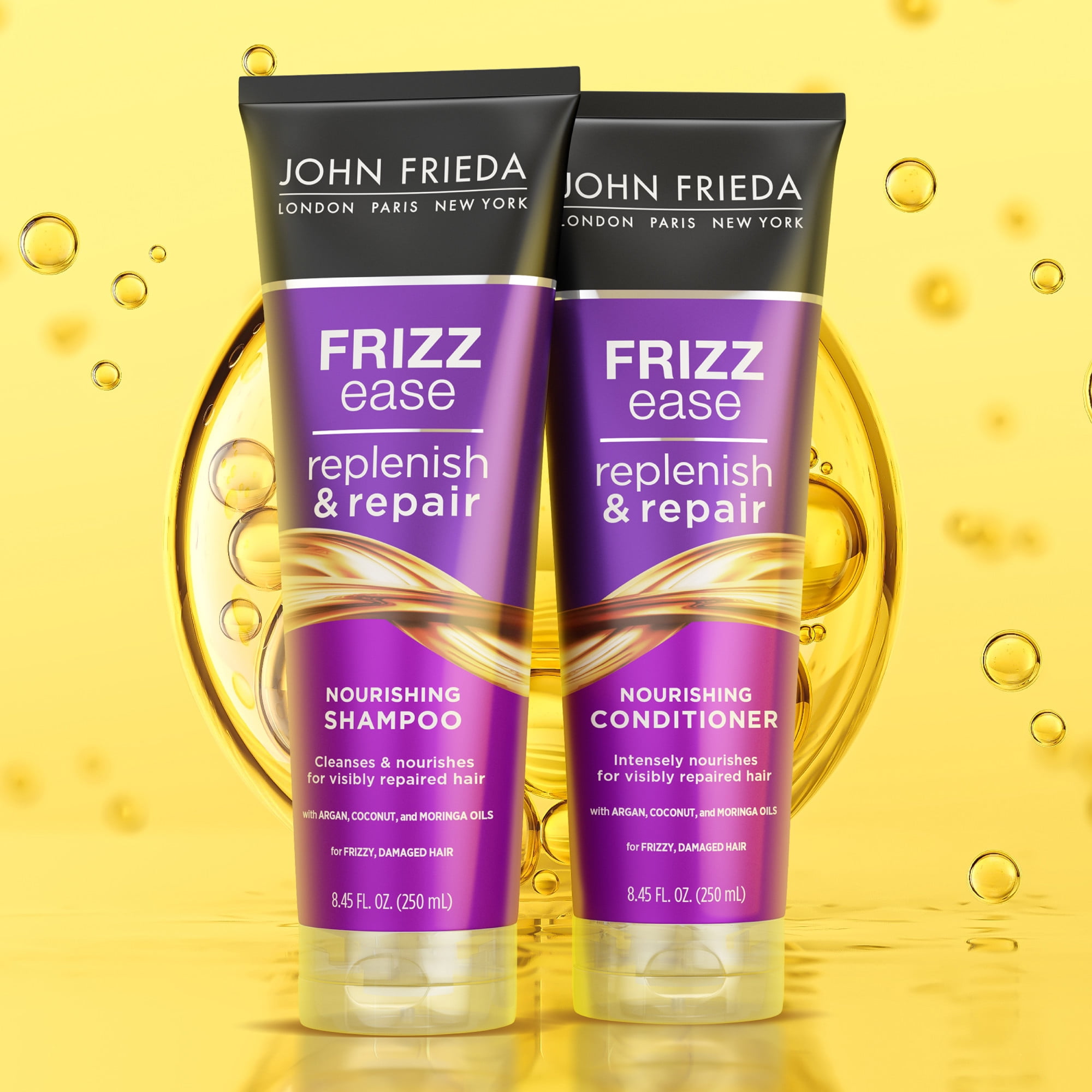 Buy John Frieda Anti Frizz Conditioner, Replenish & Repair Conditioner With Argan Oil and