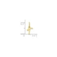 thumbnail image 4 of 10k Yellow Gold Tau Cross Pendant for Women or Unisex Wear, Saint Francis Religious Symbol, Minimalist Christian Jewelry, Catholic Faith Charm, Spiritual Devotion Necklace, 4 of 6