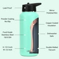 thumbnail image 5 of Drinco Water Bottle Double Wall Vacuum Insulated Stainless Steel, 32oz Mint, 5 of 5
