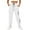 White, variant on Tnhcen Women's Solid Waffle Knit Jogger Pants with Cargo Pockets, Soft Stretchy Elastic Waist Casual Lounge Pants, Cute Pocket Joggers S-2XL