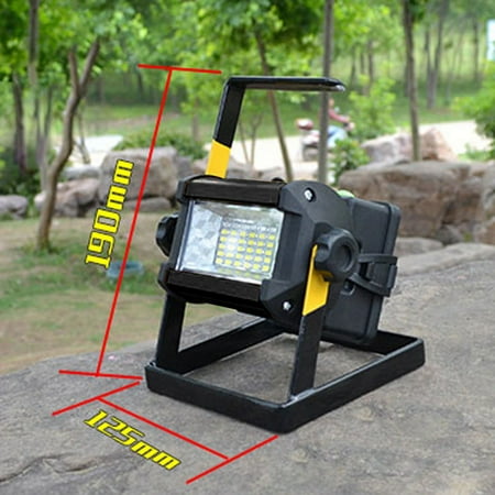 50W 36 LED Portable Rechargeable Flood Light Work Camping Fishing Lamp Outdoor Lamp Emergency Prepaness Kits Walking Light for Night Walking Armband Kids Headlamps for Boys Reading Headlamp