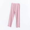 thumbnail image 2 of Lenpel Leggings for Girls Lightweight Cotton High Waisted Stretchy Slim Yoga Pants Full Length Tights 4-15 Years, 2 of 6