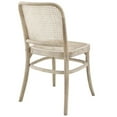 thumbnail image 5 of Pemberly Row 18.5" Rattan and Elm Wood Dining Side Chair in Gray (Set of 2), 5 of 8
